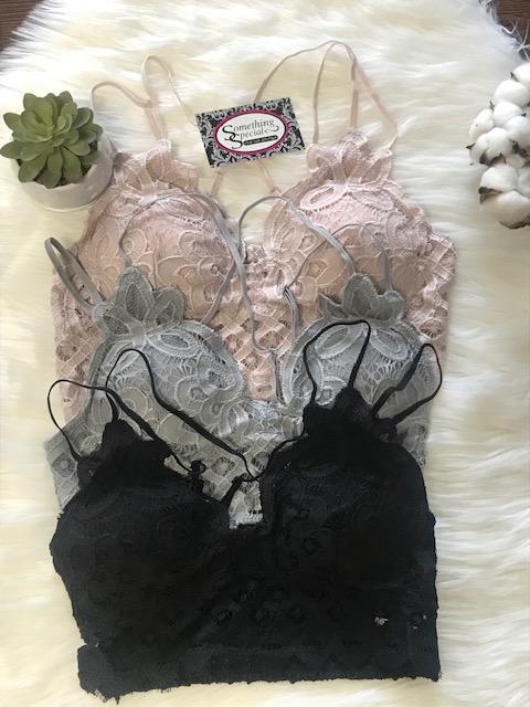 NEW Boutique Zenana Outfitters LACE BRALETTE BRA HOURGLASS BACK