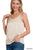 Dress Me Up or Down Satin Cami - Sand Beige