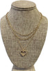 Heart Layered Chain Necklace
