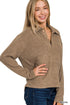 Feel So Soft Collared Sweater - Mocha