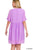 Josie Babydoll Swiss Dot Dress - Lavender