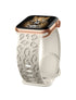 42-45MM Leopard Silicone Watch Band - Beige
