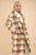 Classy & Chic Plaid Long Coat - Mocha Mix