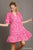 Talk of the Town Pink Print Dress