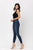High Rise Non Distressed Ankle Skinny