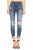 Frayed Hem Cropped Skinny Jean