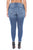 Mid Rise Distressed Crop Curvy Jeans