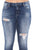 Girls High Rise Distressed Crop Skinny - Cello