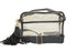 Game Day Medium Clear Crossbody - Black