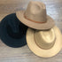 Small Brim Belted Panama Hats